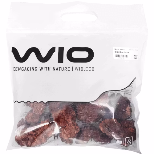 Nano sten - Red Lava rock - 6-8 st
