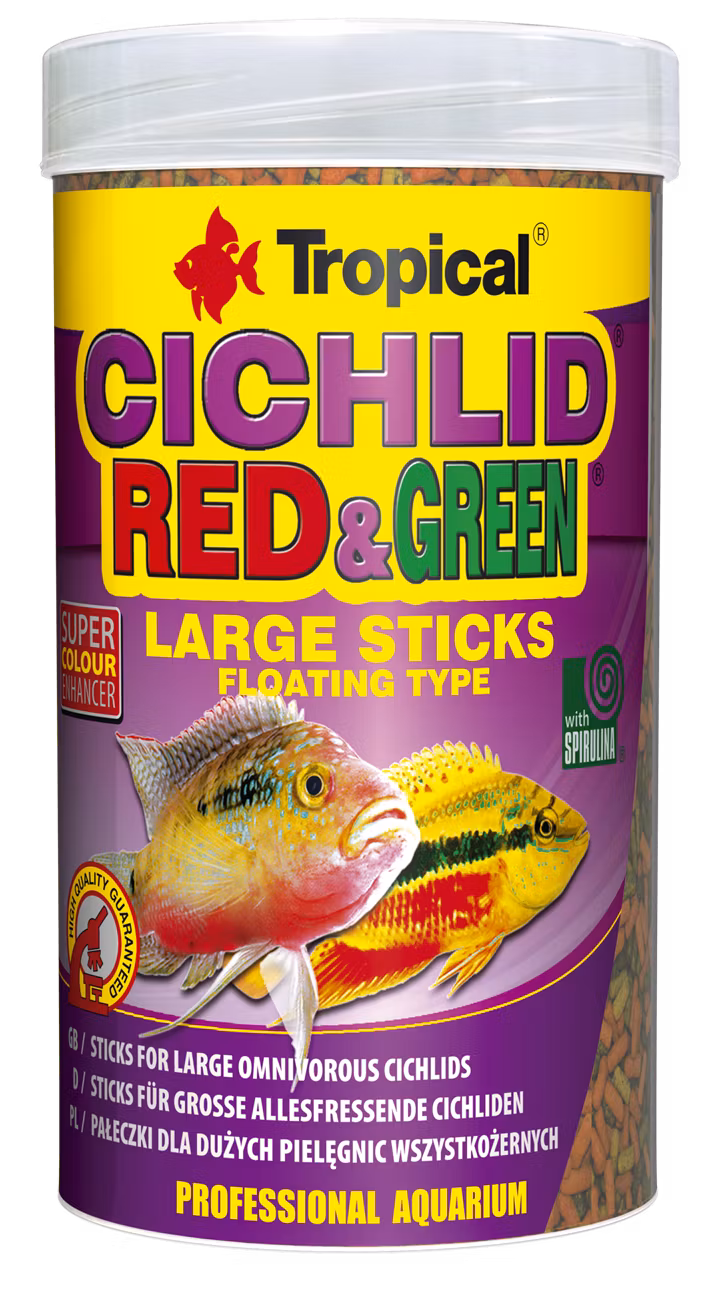 Cichlid Red & Green Large Sticks 1000 ml