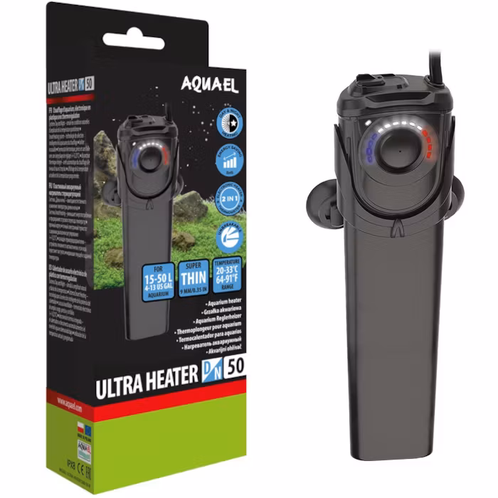 Aquael Ultra Heater D&N - Doppvärmare 50 w