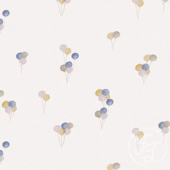 OD- Balloons Offwhite blue