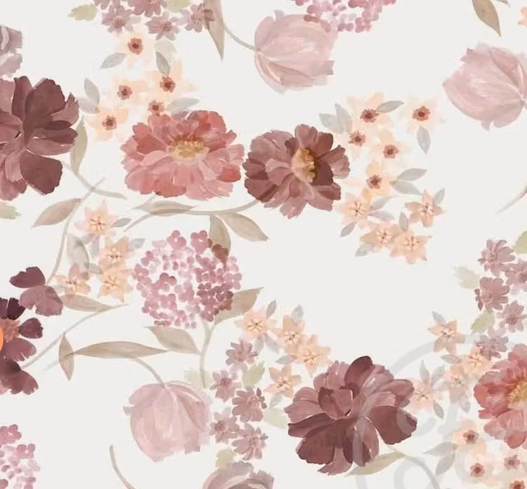 Vintage flowers jersey