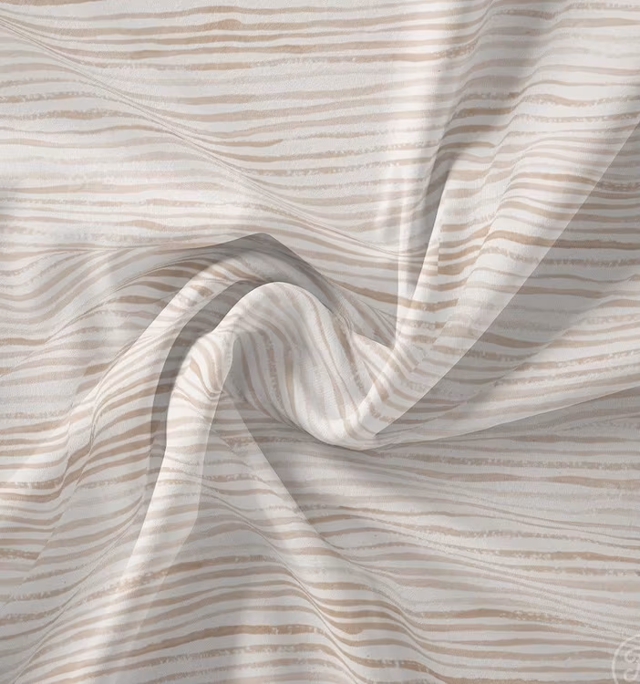 Stripes latte jersey