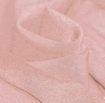 French terry nude pink