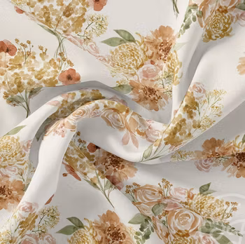 Family fabrics bouquet jersey