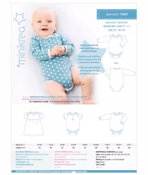 Minikrea babybody 0-3 år