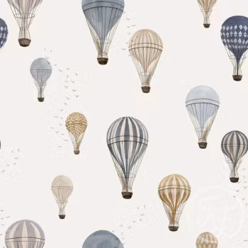 OD- Hot Air Balloons Blue White