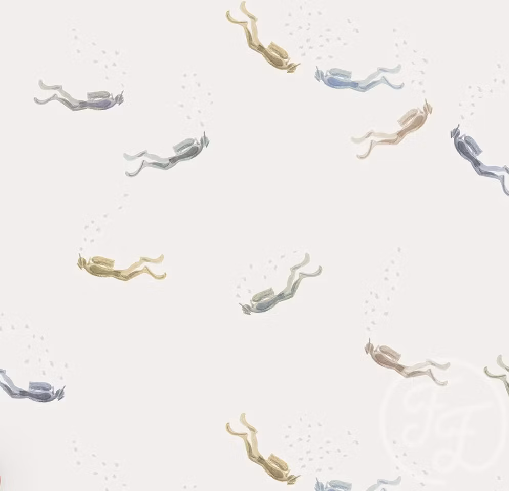 OD- Scuba Diver Off White