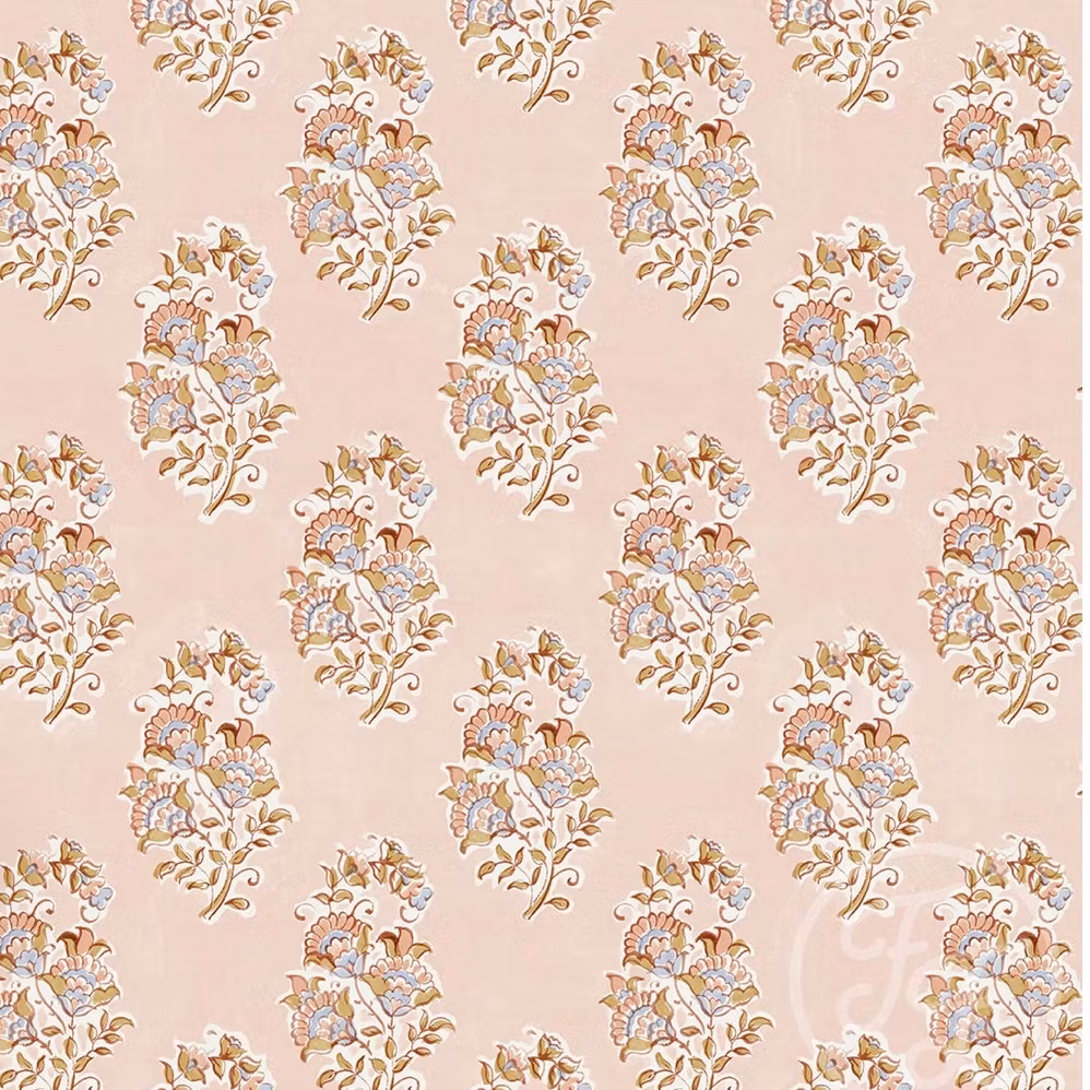 OD- Paisley Flower Peach