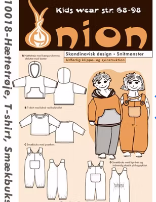 Onion hettegenser, t-shirt og selebukse
