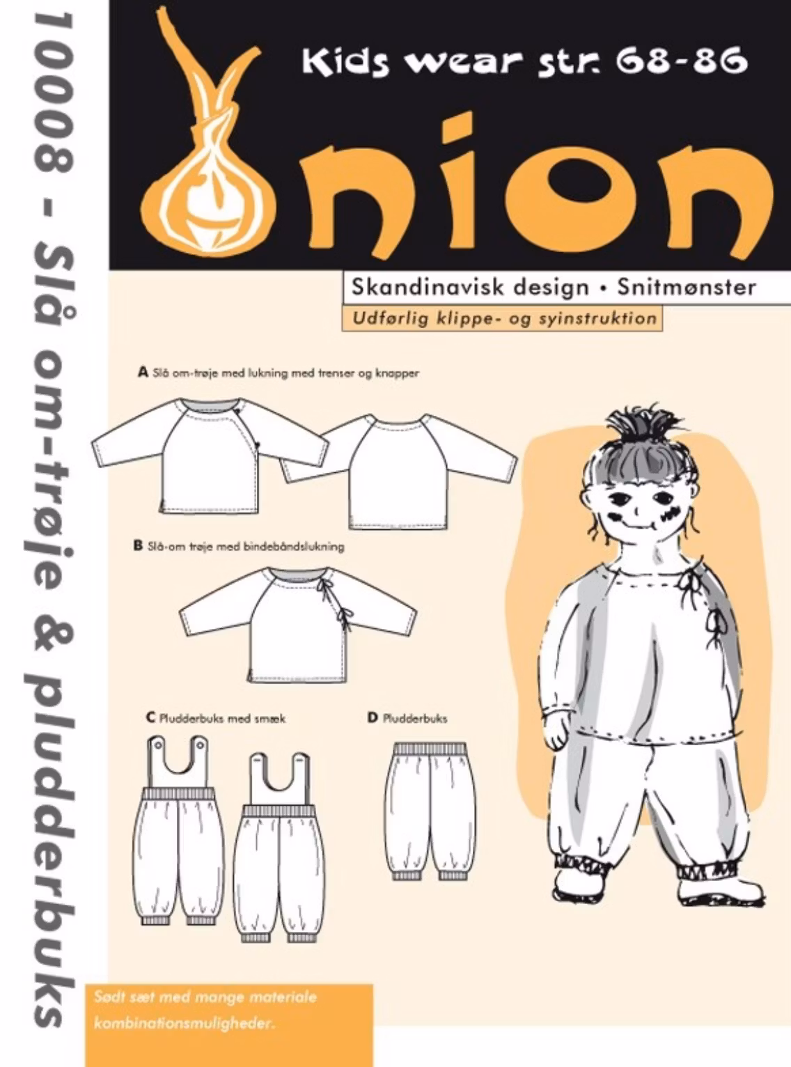 Onion babysett. Omslagsgenser og kosebukse
