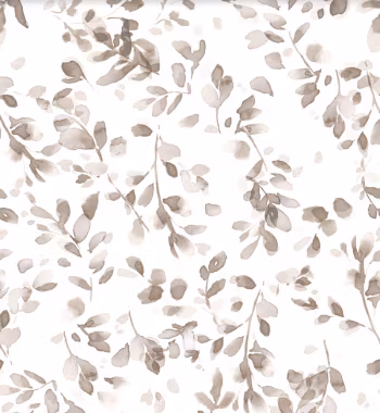 OD- Abstract Leaves Sand Off White