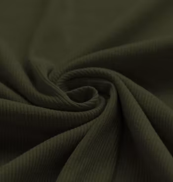 Ribbjersey militærgrønn
