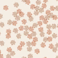 OD- Fall Leaves Small Taupe