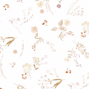 OD- Autumn Floral Big Off White