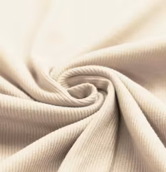 Ribbjersey light beige