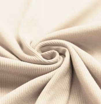 Ribbjersey light beige