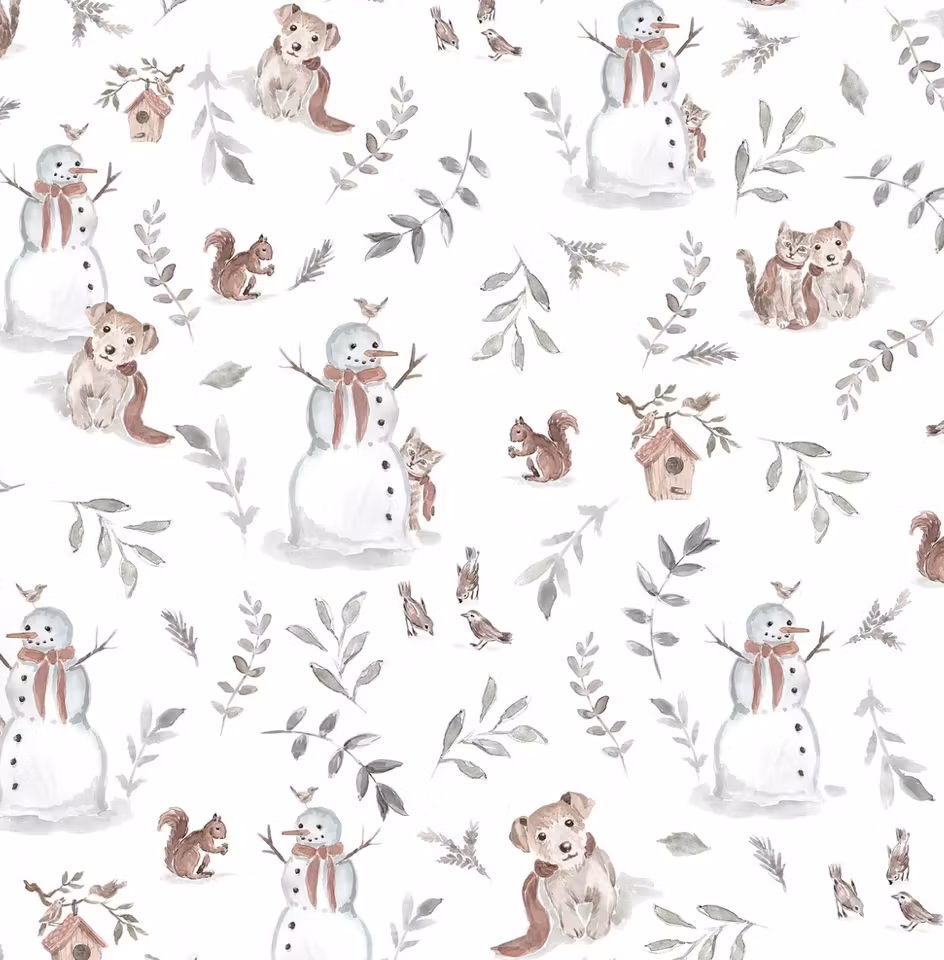 OD- Snowmen offwhite