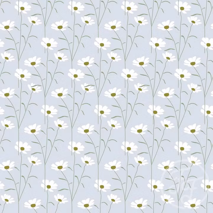 Ditsy floral light blue