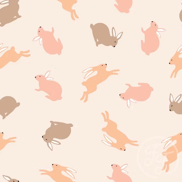 OD- Bunny rabbits sand