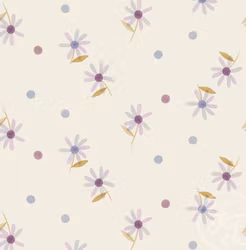 OD- Crayon flower blue small