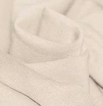 French terry lys beige