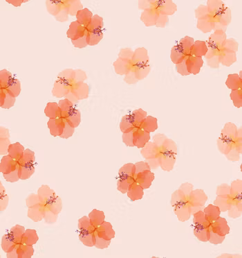 OF- Hawaiian flowers orange big