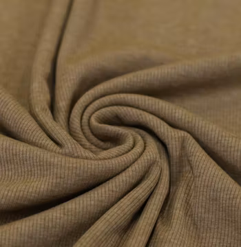 Ribbjersey choclate melange