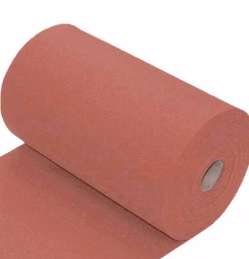 Rundstrikket ribb clay pink