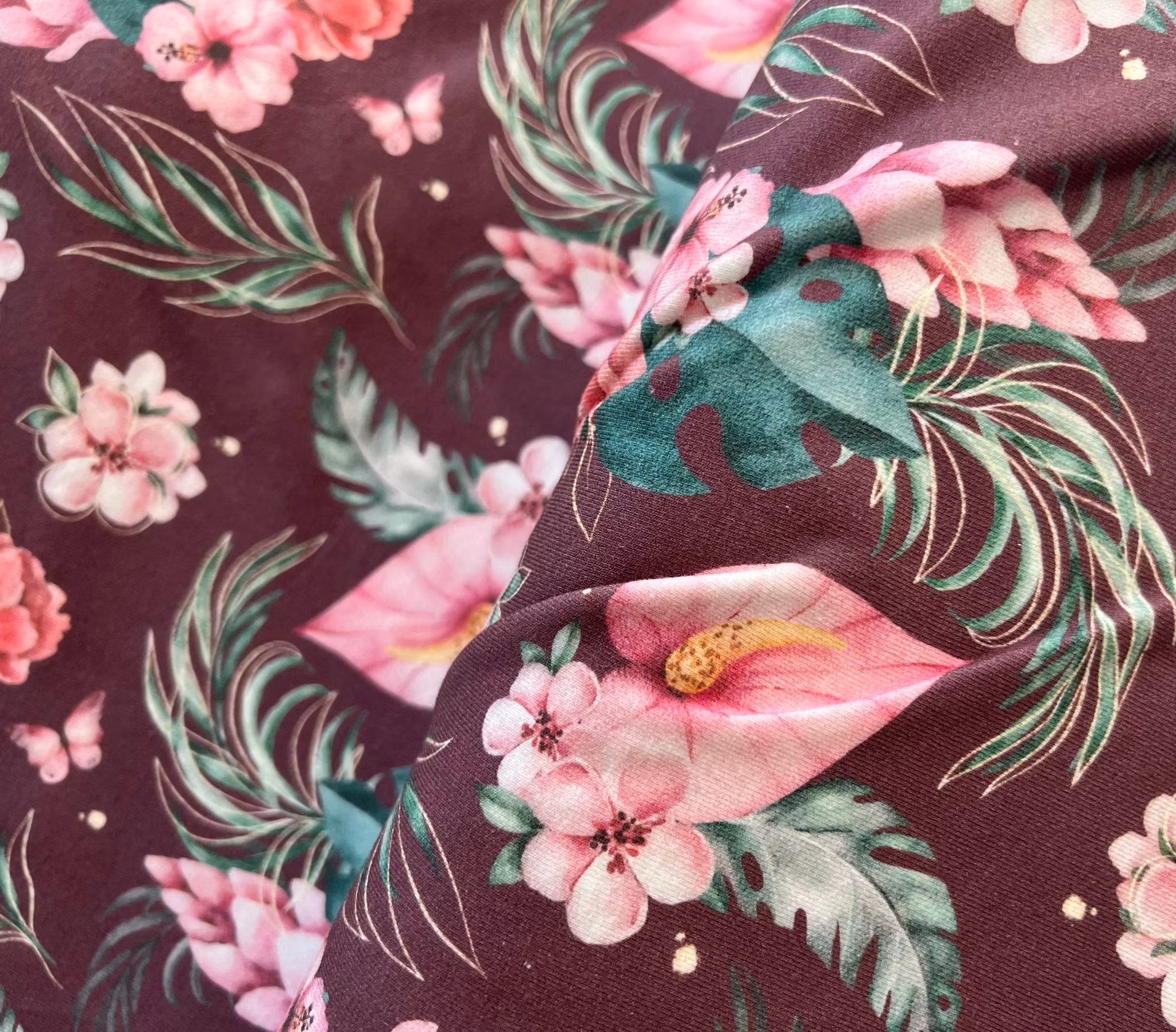 Tropiske blomster jersey