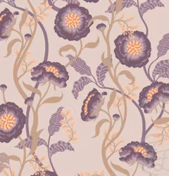 Chintz purple exklusiv Family Fabrics