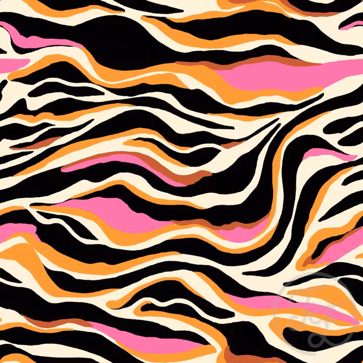 OD- Retro Zebra safari