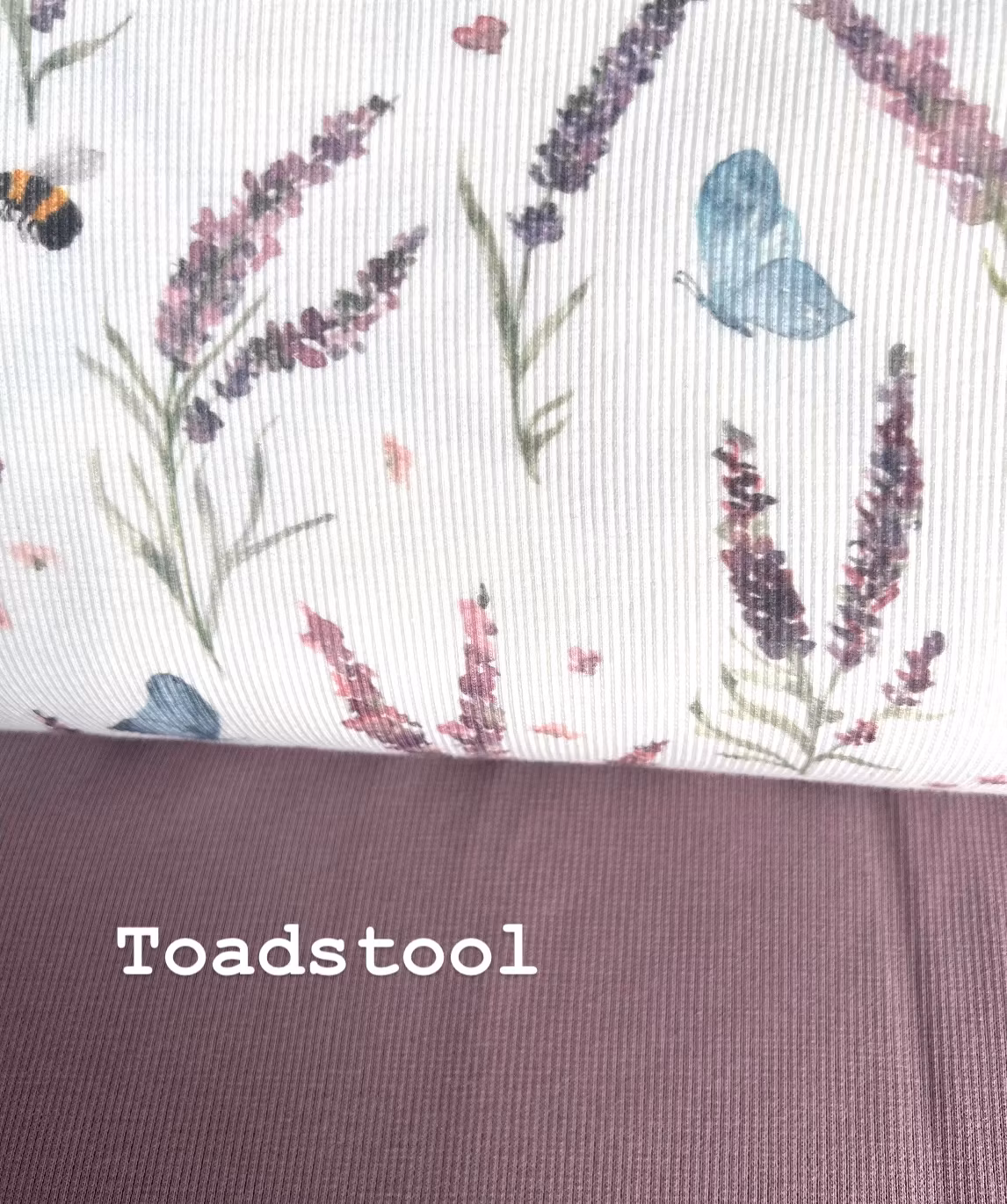 Lavender meadow ribbjersey
