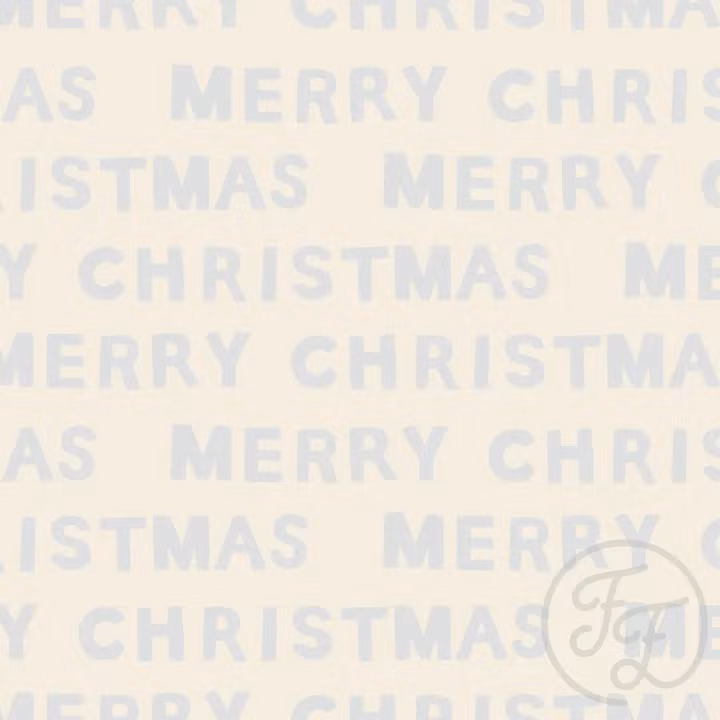 OD- Merry christmas light beige