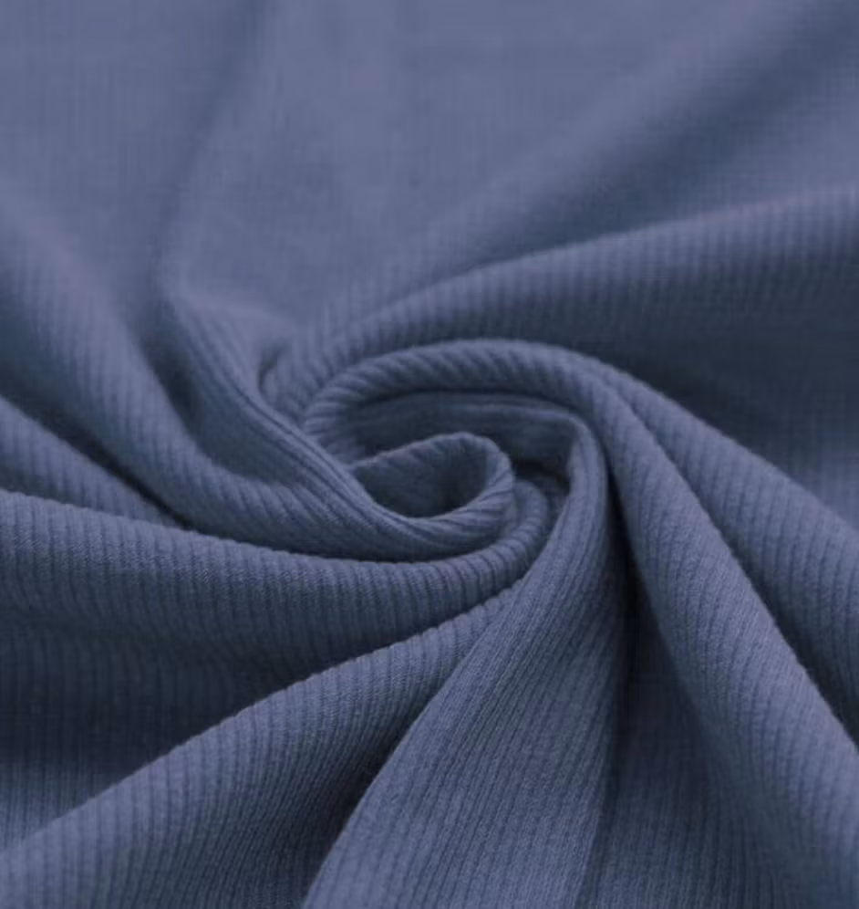 Ribbjersey dark jeans