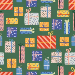 OD- Presentsin  tealish green