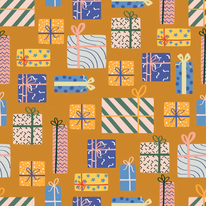 OD- Presents in dull orange