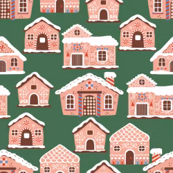 OD- Gingerbreadhouse  in hippiegreen