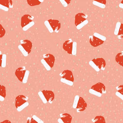 OD- Christmashats in peachy pink