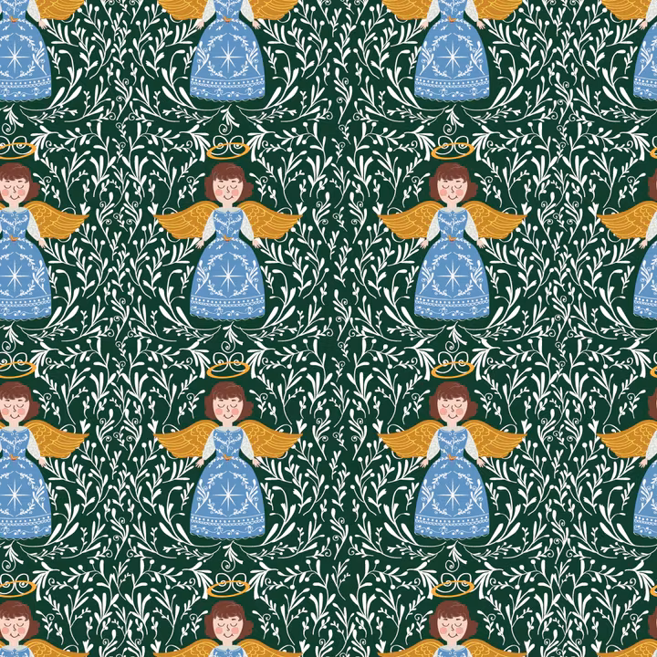 OD- Angel in evergreen