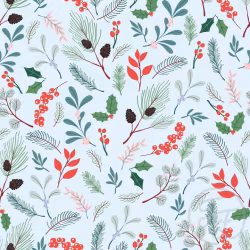 OD- Winter  foliage in patterns blue