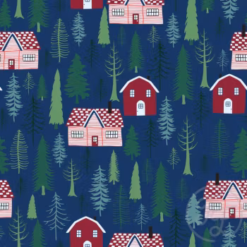 OD- Village in nile blue