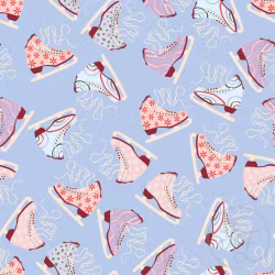 OD- Skates in pale cornflower blue