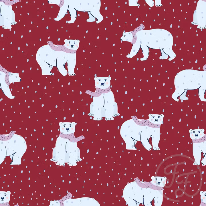 OD- Polar bear in rose bud cherry