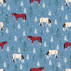 OD- Horse in grey blue