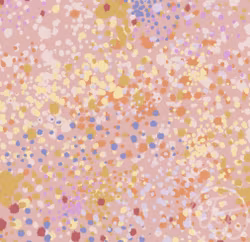 Ribbjersey dots multi pink