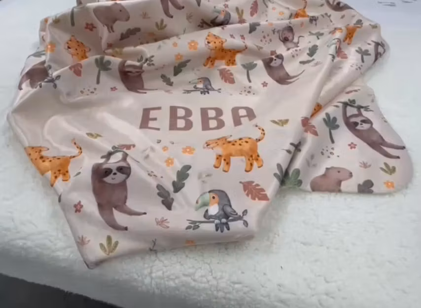 Teddypledd med navn!