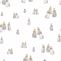 Ribbjersey penguin yellow hat