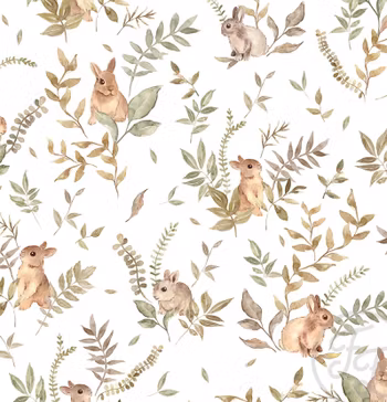 OD- Bunny botannical white