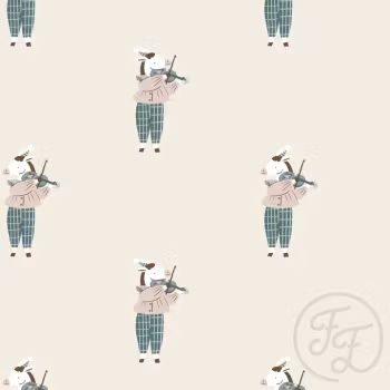 OD- Donkey with violin blue