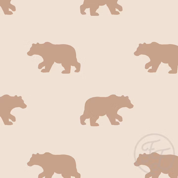 OD- Bear silhouette taupe